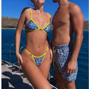 Strawberry Milk Mob Bikini Top